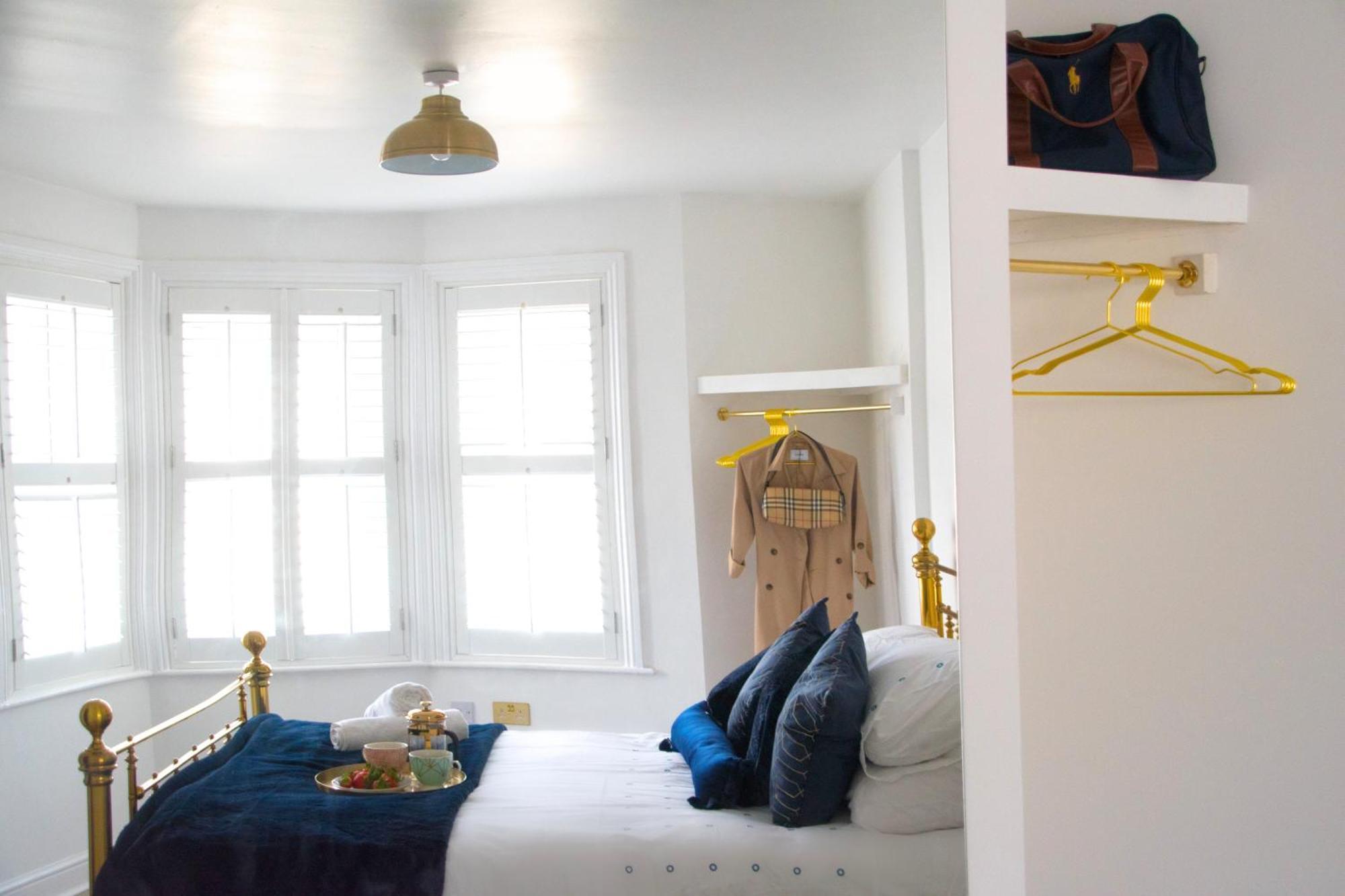 Modern Town Centre Flat - Free Shared Parking, King Size Bed, 5 Minutes Walk To Beach Bornemouth Extérieur photo